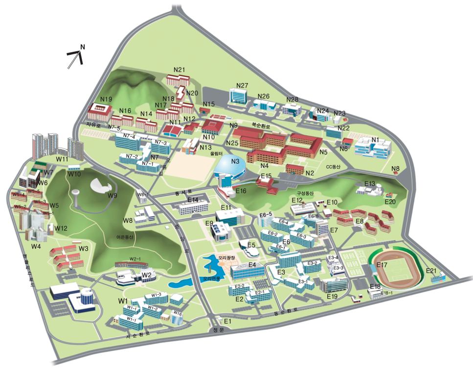Download KAIST campus map