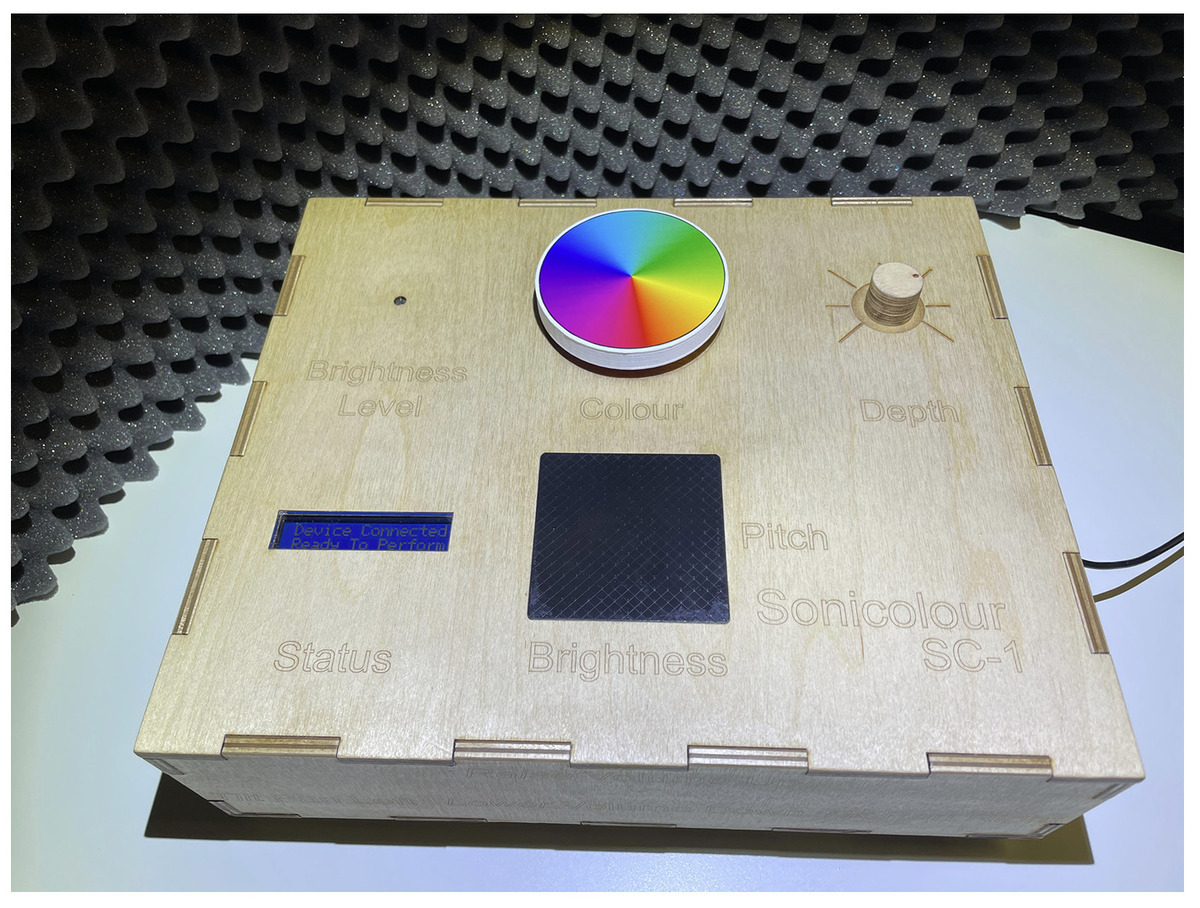 Sonicolour: Exploring Colour Control of Sound Synthesis with Interactive Machine Learning