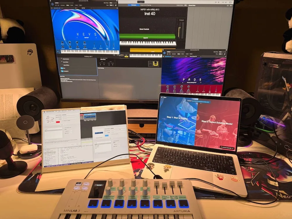 A Web Interface for Real-Time Interaction with  Machine Learning in Musical Performance