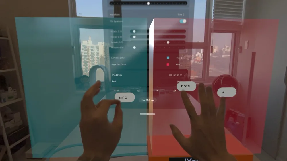 iXeRemin: Designing a Polyphonic MR Instrument for Artistic Performance and Interaction