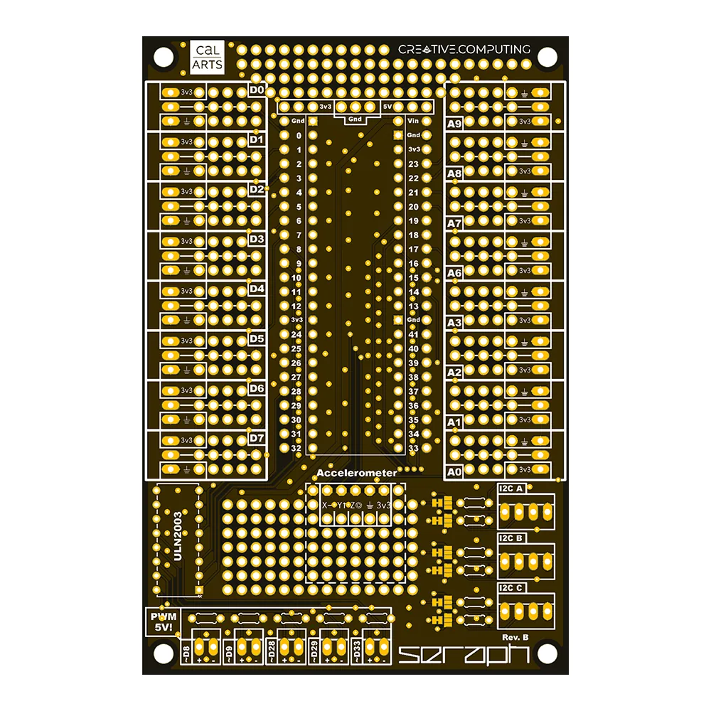 Seraph: An Educational Framework for Building Sensor-Driven Interactive Art and Music Projects
